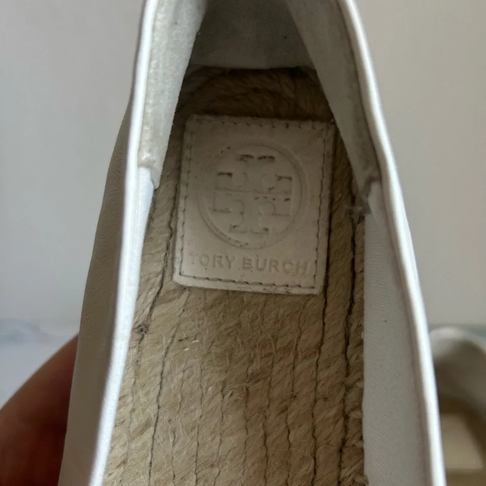 Tory Burch Color block Cap Toe Espadrille Flats